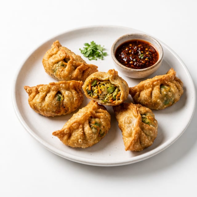 Vegetable Fried Momo.