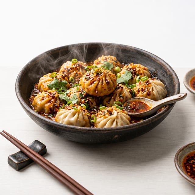 Chicken Chilli Momo.